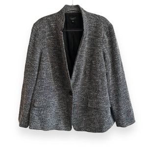 Talbots Black and White Blazer